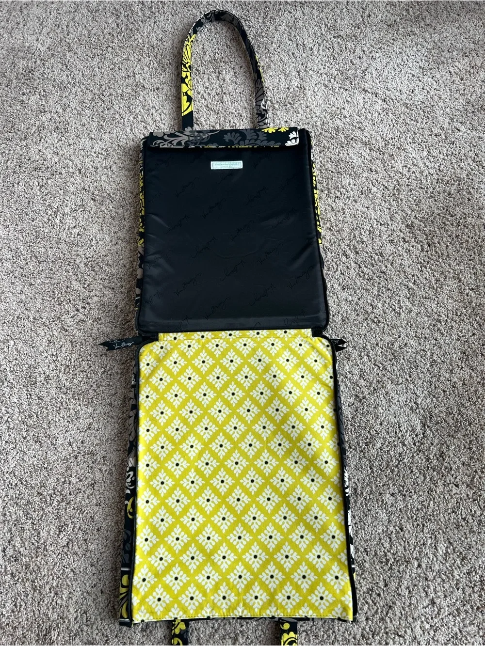 Vera Bradley Baroque Laptop Travel Tote Shoulder Bag